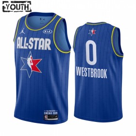 Dres NBA Houston Rockets Russell Westbrook 0 2020 All-Star Jordan Brand Plava Swingman - Dječji